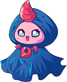 Orange fish character