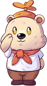 Sailor bear character