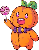 Candy Pumpkin Character