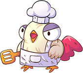 Chef Chicken Character