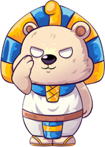 Time Vault Bear Mascot